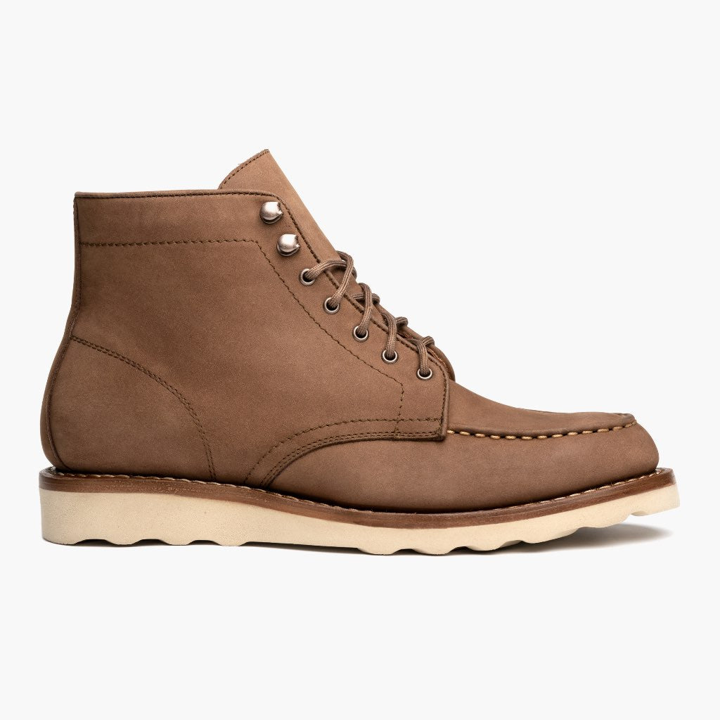 Diplomat Pebble Leren laarzen voor Dames in Classic Full-Grain Leather - Zijaanzicht | Online kopen