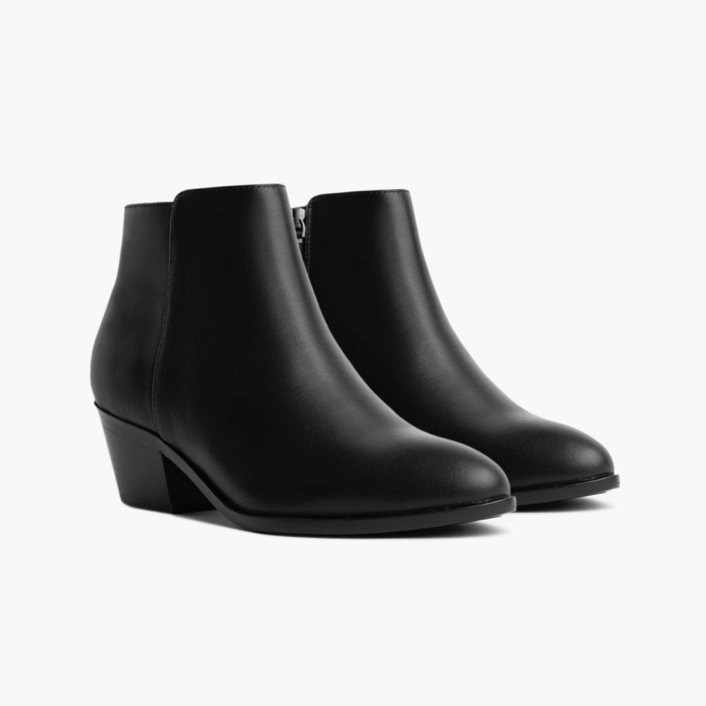 Black Full-Grain leather Boots - Goodyear-welt constructie & neusdetail