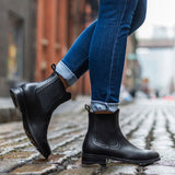 Cushioned Leather Insole & Ergonomic Arch Support Construction Detail