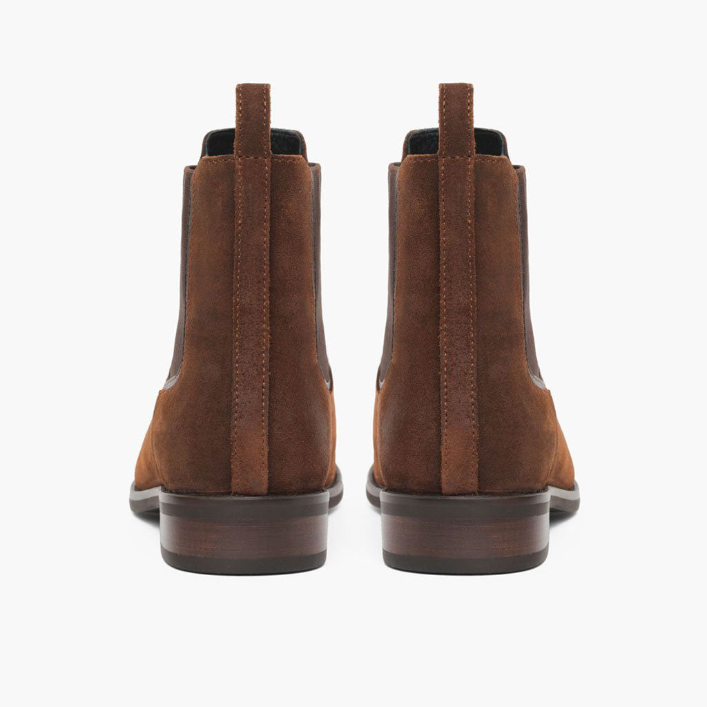 Duchess Glazed Ginger Leren laarzen voor Dames - Versterkte hielkap & precisie dubbele stiksels