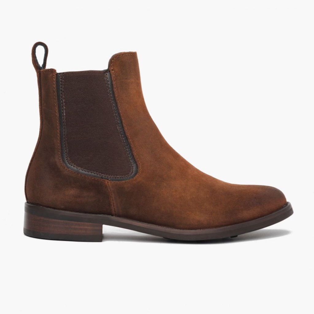 Duchess Glazed Ginger Leren laarzen voor Dames in Classic Full-Grain Leather - Zijaanzicht | Online kopen