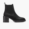 Knockout Zwart Matte Leren laarzen voor Dames