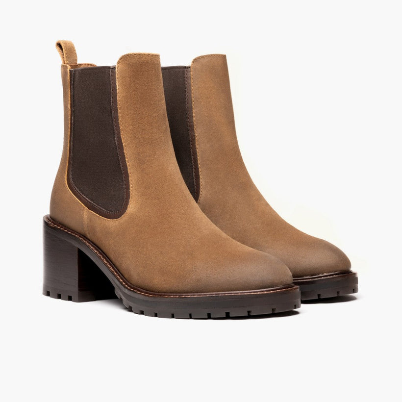 Knockout Safari Leather Boots voor Dames