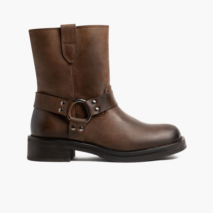 Outlaw Light Tobacco Leather Boots voor Dames