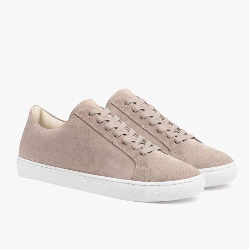 Premier Low Top Latte Leather Sneakers voor Dames