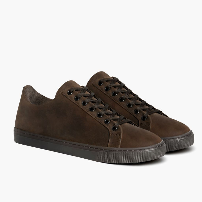 Premier Low Top Tobacco Leather Sneakers voor Dames