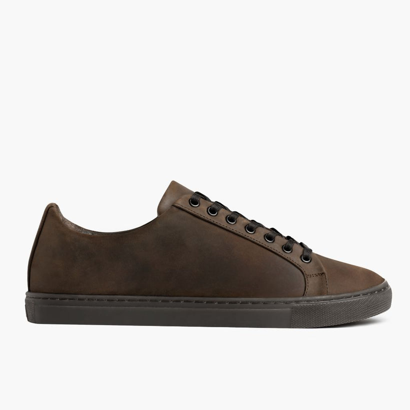 Premier Low Top Tobacco Leather Sneakers voor Dames