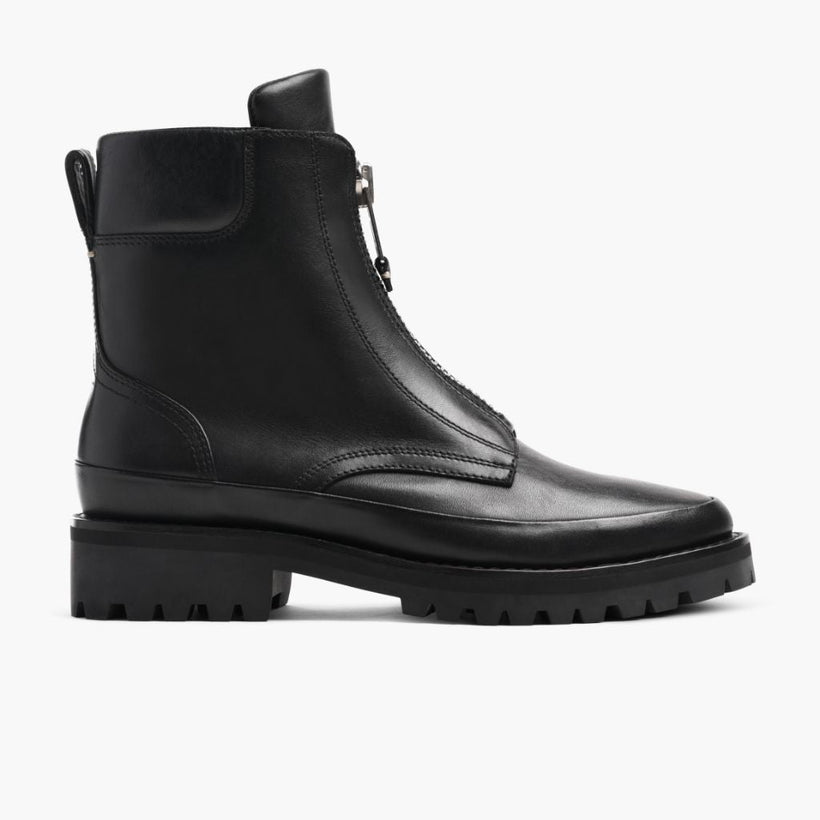 Ryder Zwart Leather Boots voor Dames