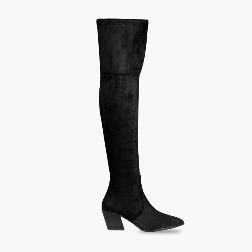 Tempest Zwart Leather Boots voor Dames