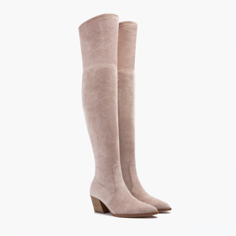 Tempest Sand Leather Boots voor Dames