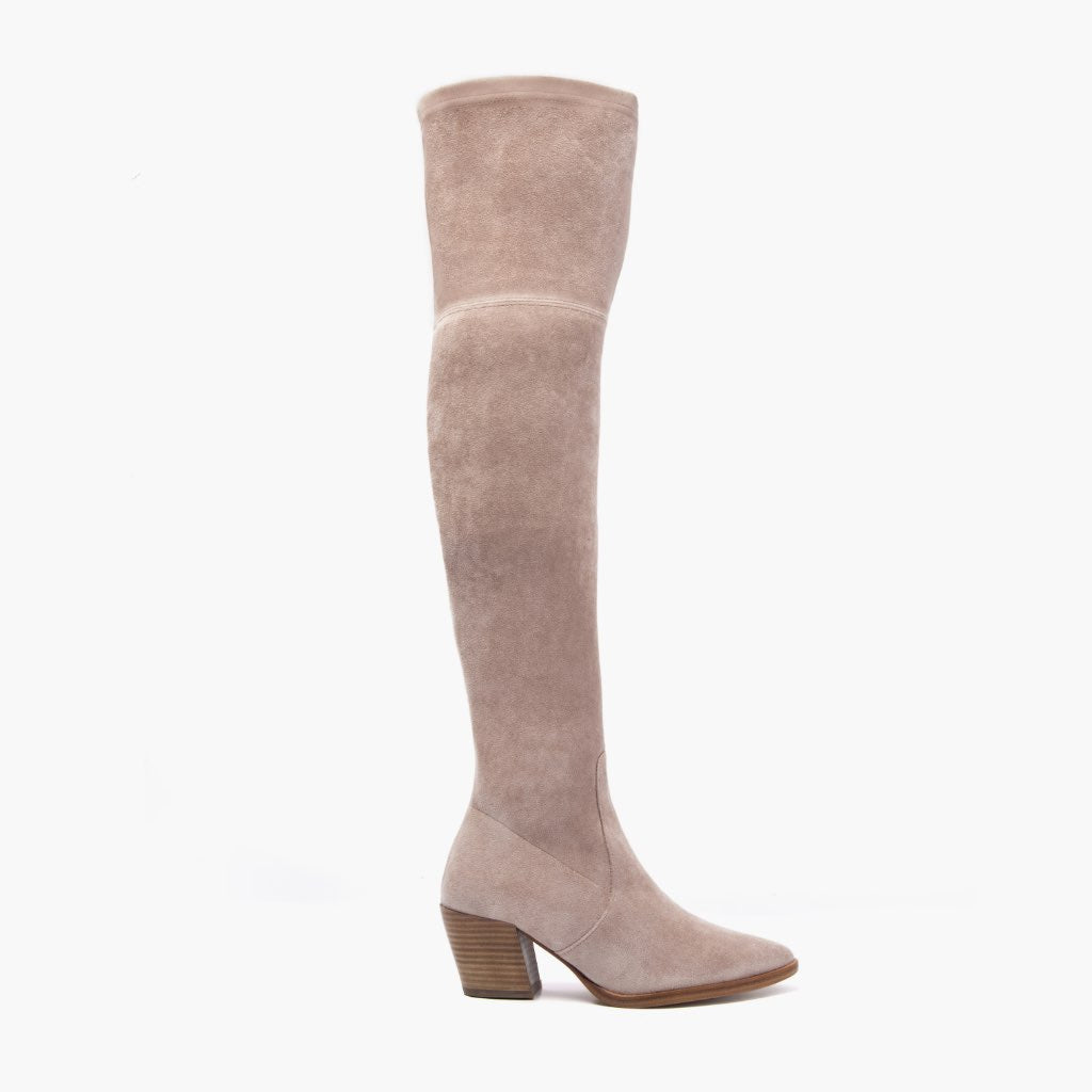 Tempest Sand Leren laarzen voor Dames in Classic Full-Grain Leather - Zijaanzicht | Online kopen