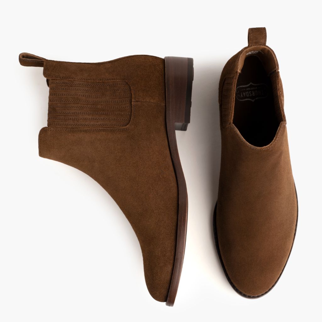 Dreamer Cinnamon Leren laarzen voor Dames - Versterkte hielkap & precisie dubbele stiksels
