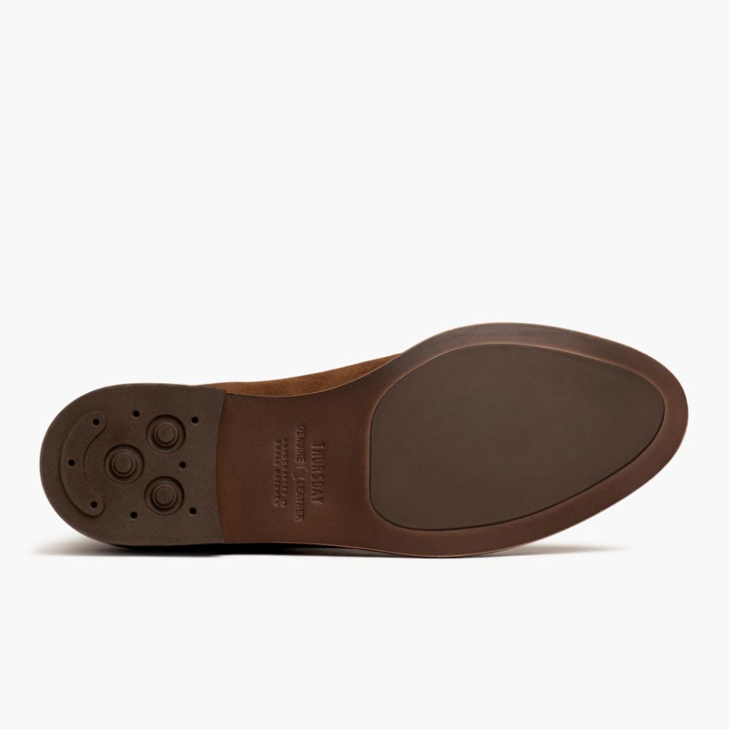High-Traction Rubber Outsole & Lug Tread Pattern on Dreamer Cinnamon Leren laarzen voor Dames