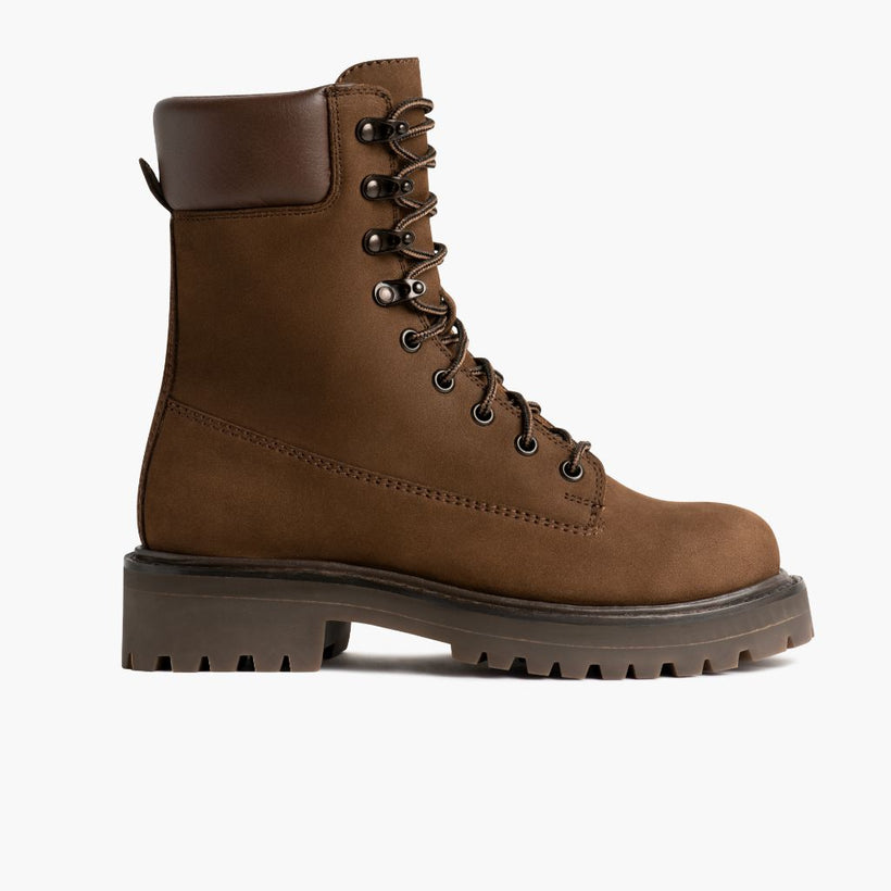 Explorer Lichtbruin Matte Leren laarzen voor Dames