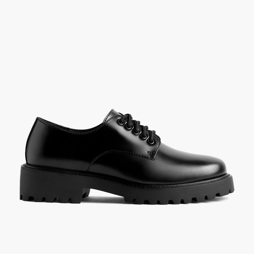 Renegade Zwart Leather Sneakers voor Dames