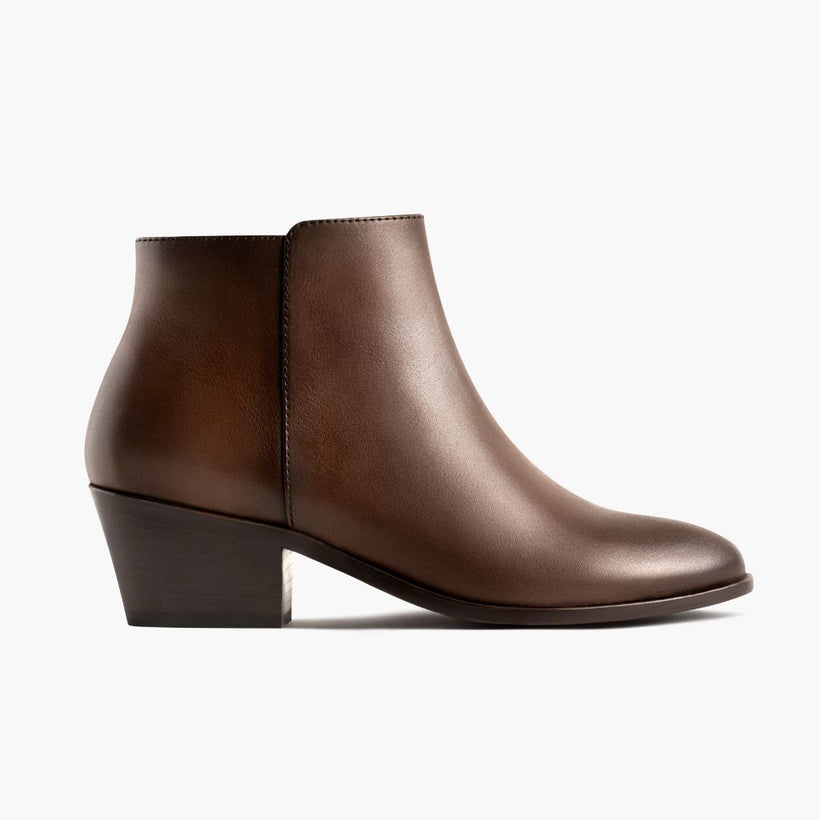Downtown Amaretto Leather Boots voor Dames