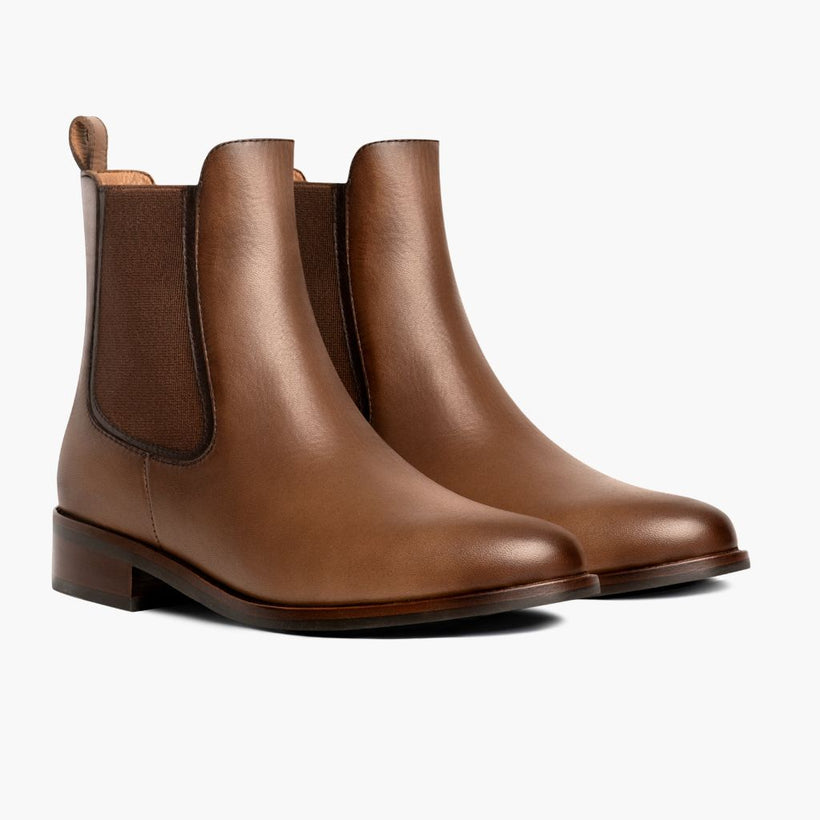 Duchess Amber Wheat Leather Boots voor Dames