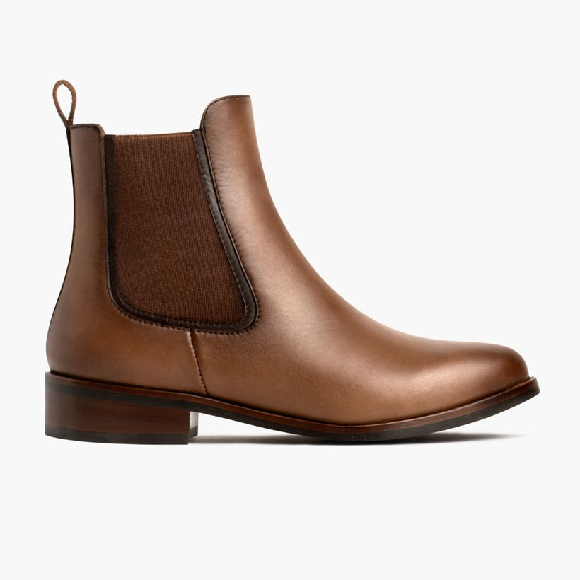 Duchess Amber Wheat Leather Boots voor Dames