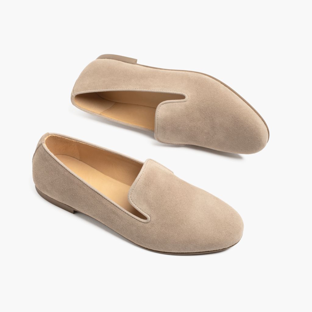 High-Traction Rubber Outsole & Lug Tread Pattern on Eden Latte Leren laarzen voor Dames