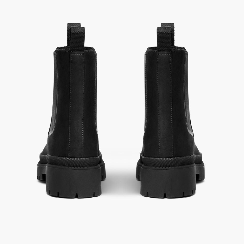 Legend Platform Zwart Matte Leren laarzen voor Dames - Versterkte hielkap & precisie dubbele stiksels
