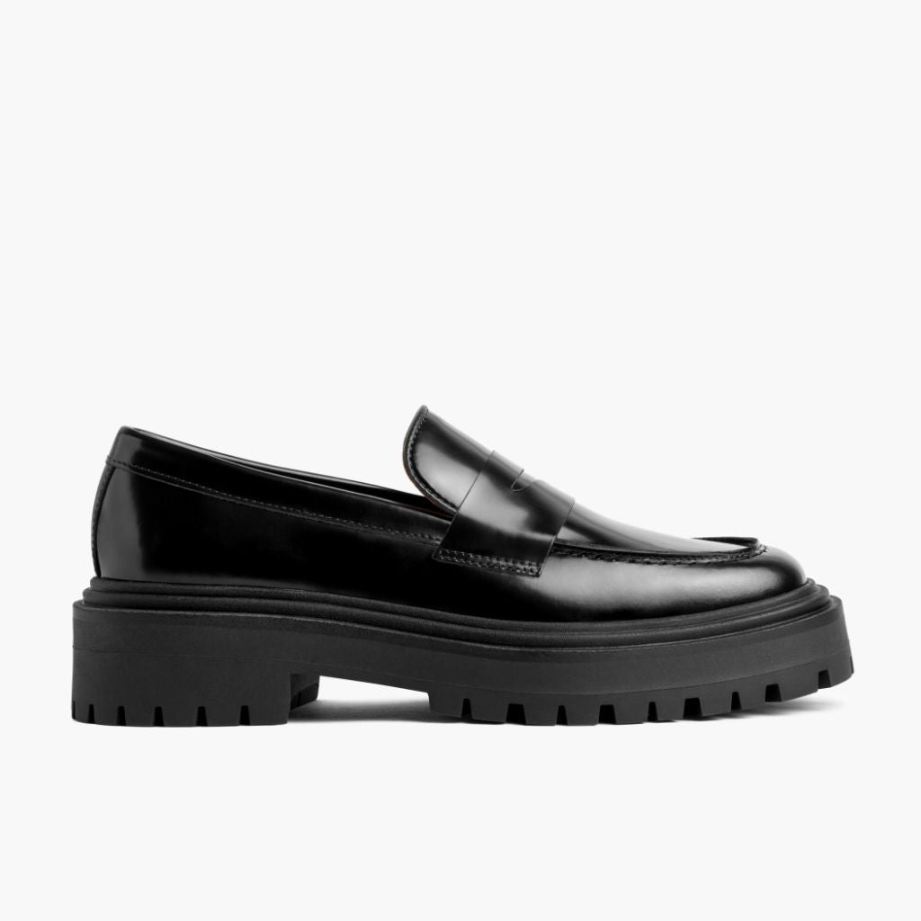 Black Full-Grain leather Loafers - Goodyear-welt constructie & neusdetail