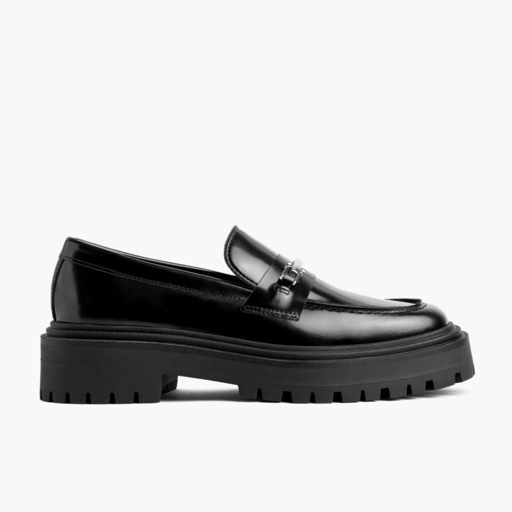 Black Full-Grain leather Loafers - Goodyear-welt constructie & neusdetail