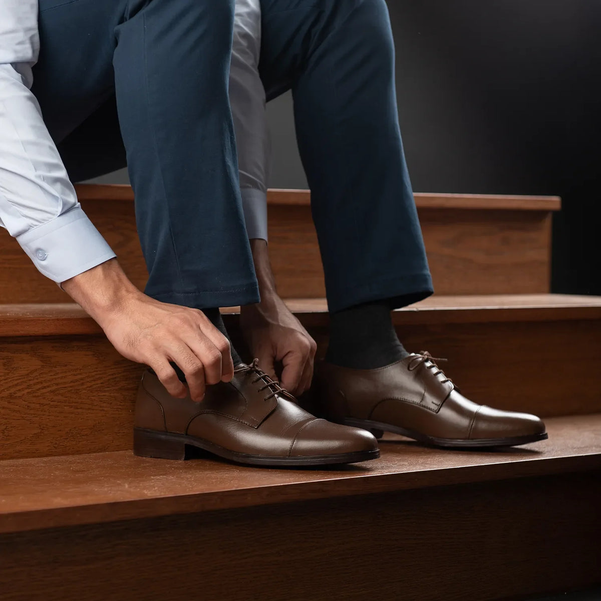 Orlaven Attorney Derby Bruin Leren schoenen voor Heren footwear image 10