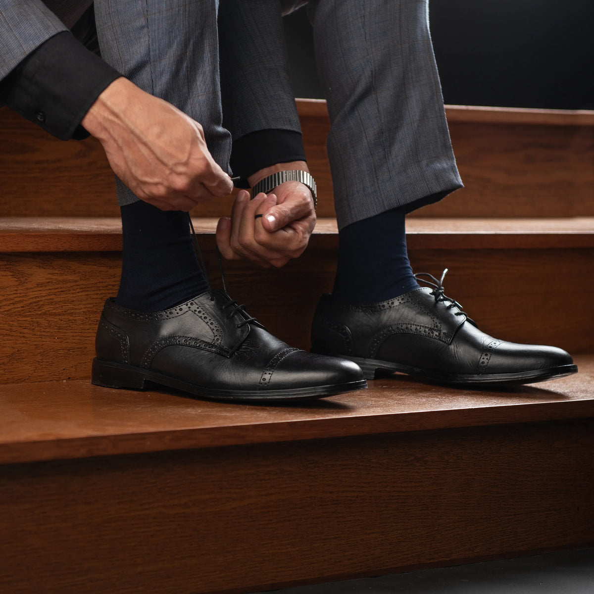 Orlaven Dirk Brogues Leren derbyschoenen voor Heren footwear image 10