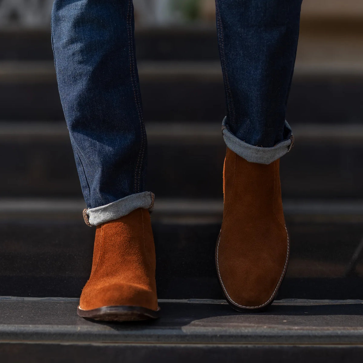 Orlaven Clarkson Chelsea Bruin Suede Leren laarzen voor Heren footwear image 10