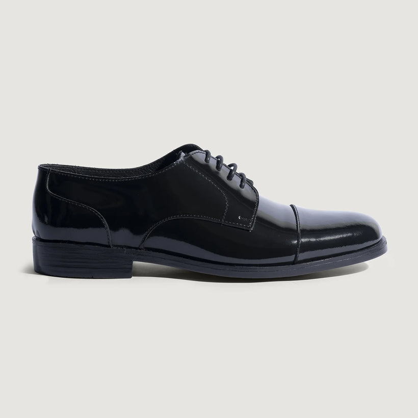 Attorney Derby Zwart Patent Leather Shoes voor Heren