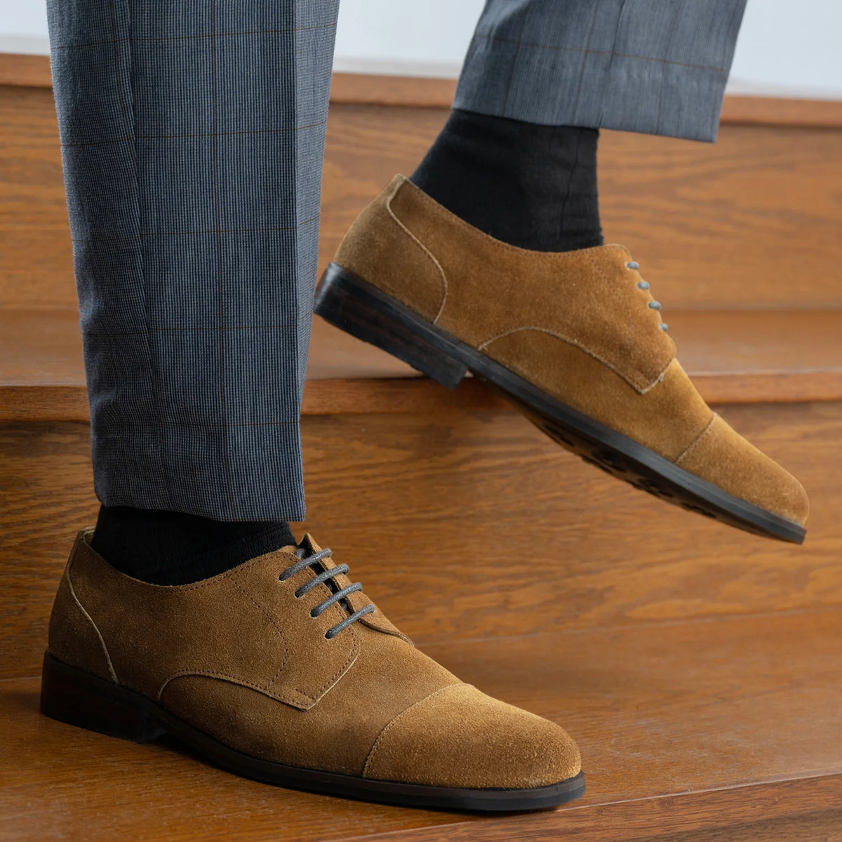 Orlaven Attorney Derby Bruin Suede Leren schoenen - StudGuard voor Heren footwear image 9