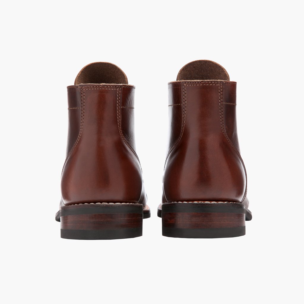 Vanguard French Roast Leren laarzen voor Heren For Men - Versterkte hielkap & precisie dubbele stiksels