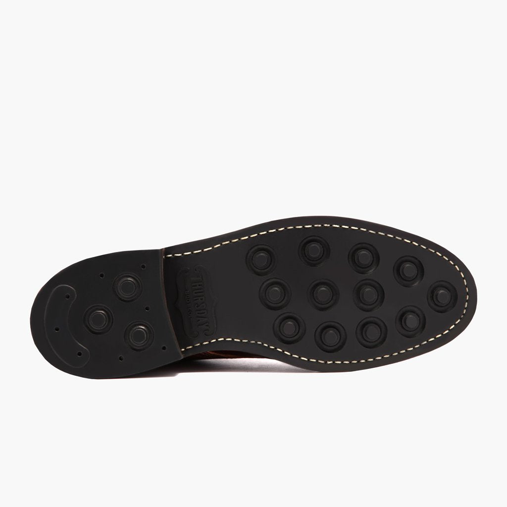 High-Traction Rubber Outsole & Lug Tread Pattern on Vanguard French Roast Leren laarzen voor Heren For Men