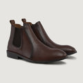 Clarkson Chelsea Bruin Burnished Leren laarzen - StudGuard voor Heren