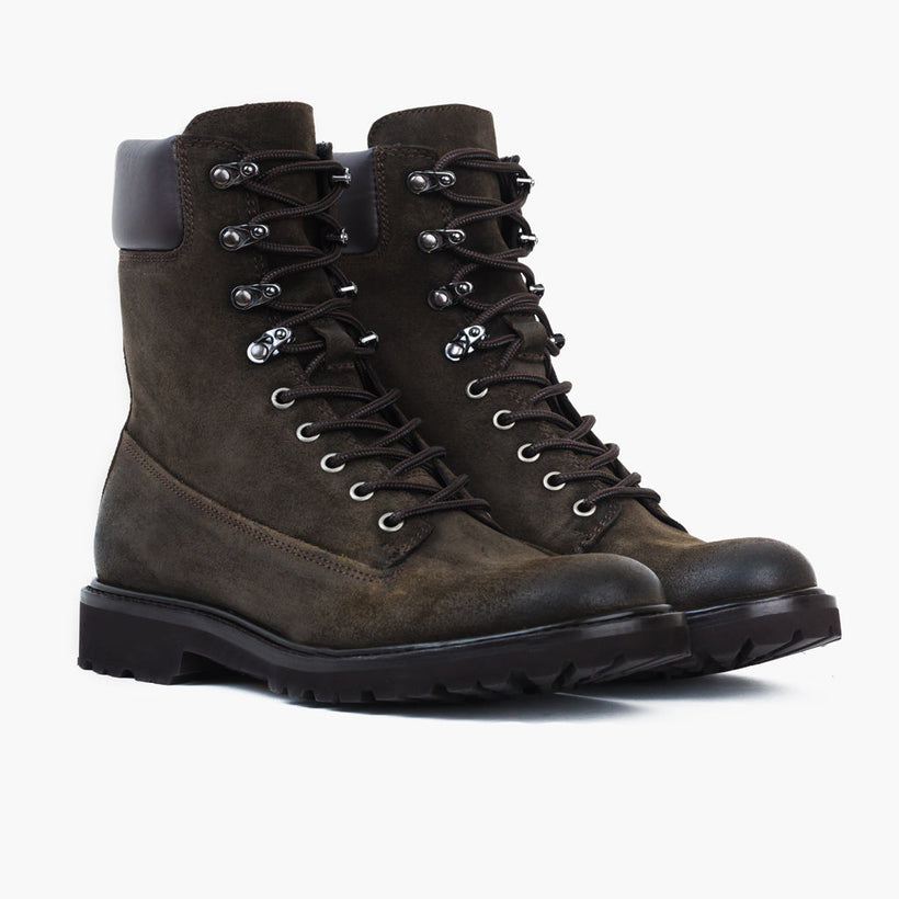 Explorer Dark Olive Suede Leren laarzen voor Heren