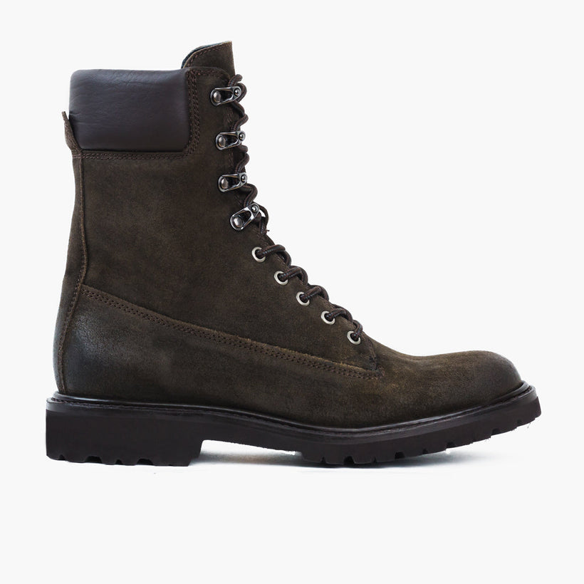 Explorer Dark Olive Suede Leren laarzen voor Heren