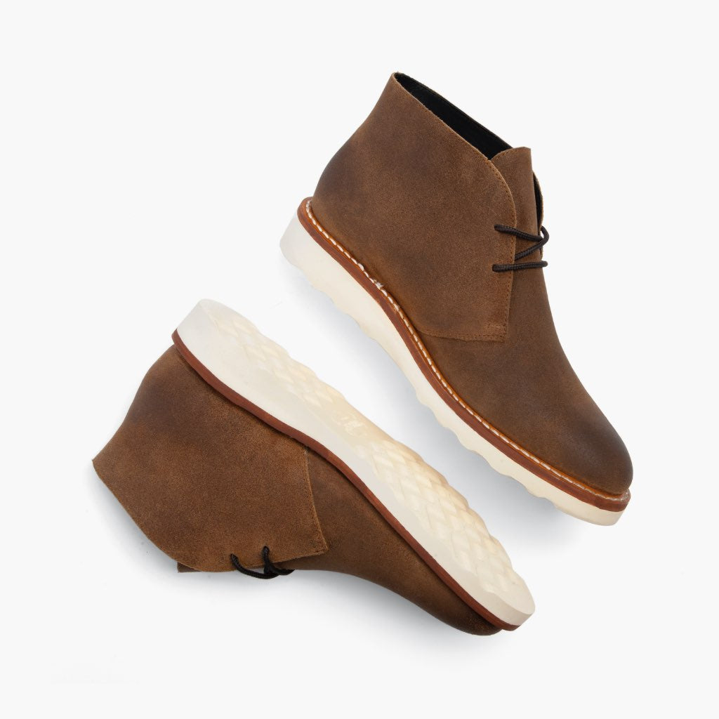 High-Traction Rubber Outsole & Lug Tread Pattern on Scout Safari Leren laarzen voor Heren For Men