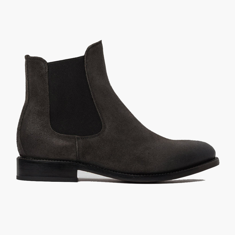 Cavalier Shadow Grey Leather Boots voor Heren