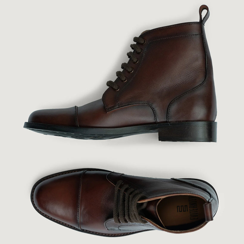 Knight Derby Burnished Bruin Leren laarzen - StudGuard voor Heren
