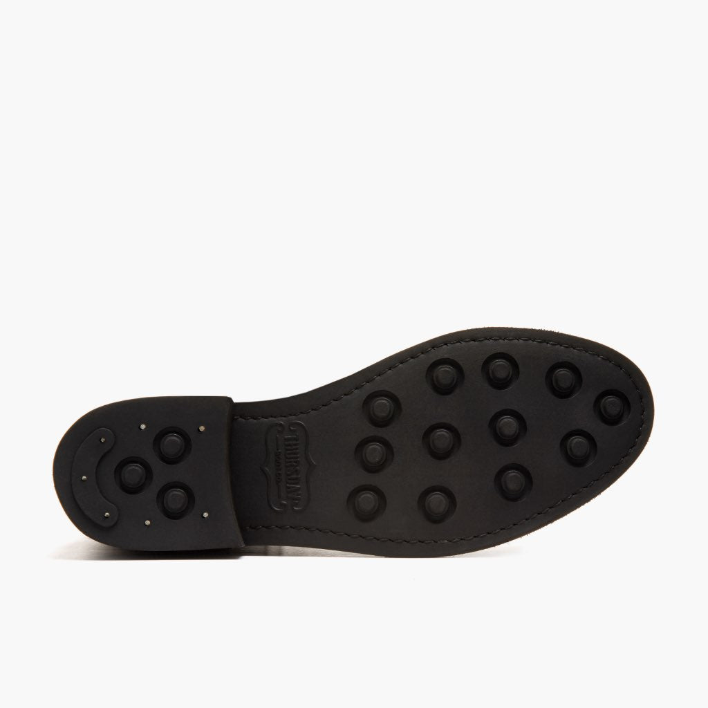 High-Traction Rubber Outsole & Lug Tread Pattern on Captain Tobacco Leren laarzen voor Dames