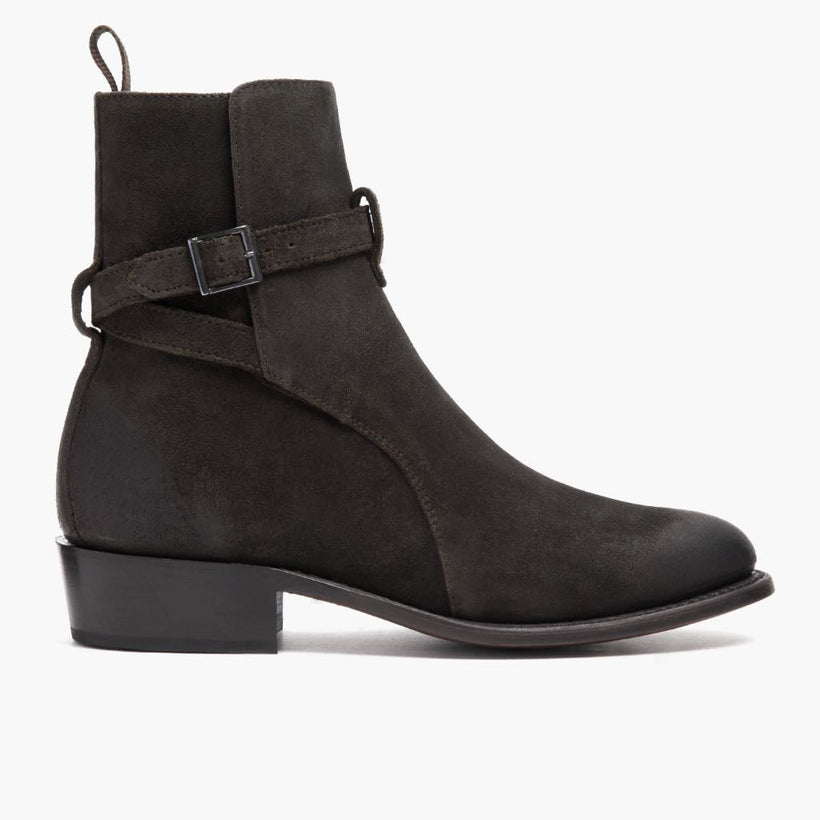 Rogue Dark Olive Suede Leather Boots voor Heren