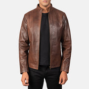 Alex Leren Bikerjack voor Heren – alternate product view 1