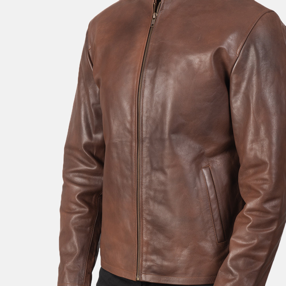 Alex Leren Bikerjack voor Heren – alternate product view 6