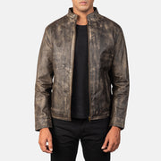 Alex Leren Bikerjack voor Heren – alternate product view 1