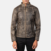 Alex Leren Bikerjack voor Heren – alternate product view 4