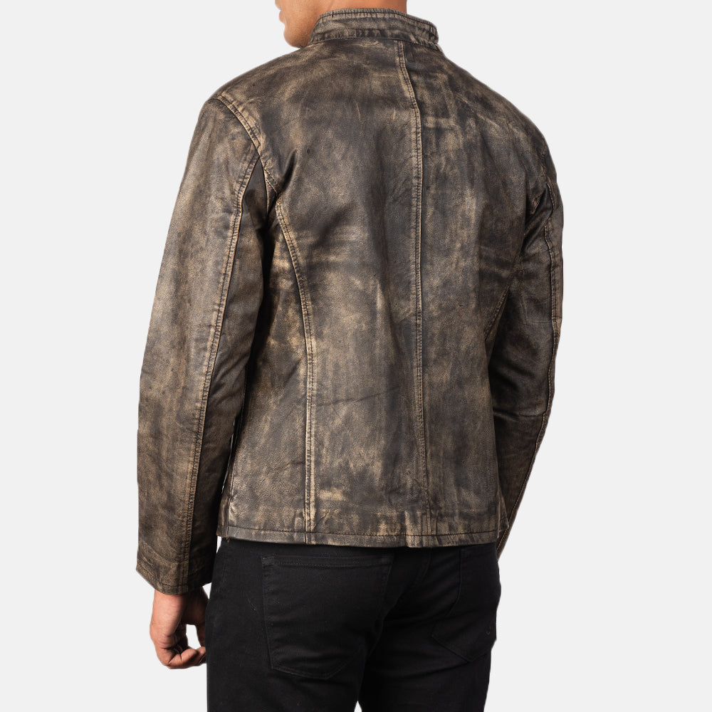 Alex Leren Bikerjack voor Heren – alternate product view 5