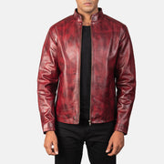 Alex Leren Bikerjack voor Heren – alternate product view 1