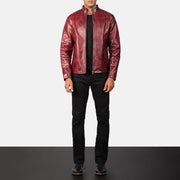Alex Leren Bikerjack voor Heren – alternate product view 3