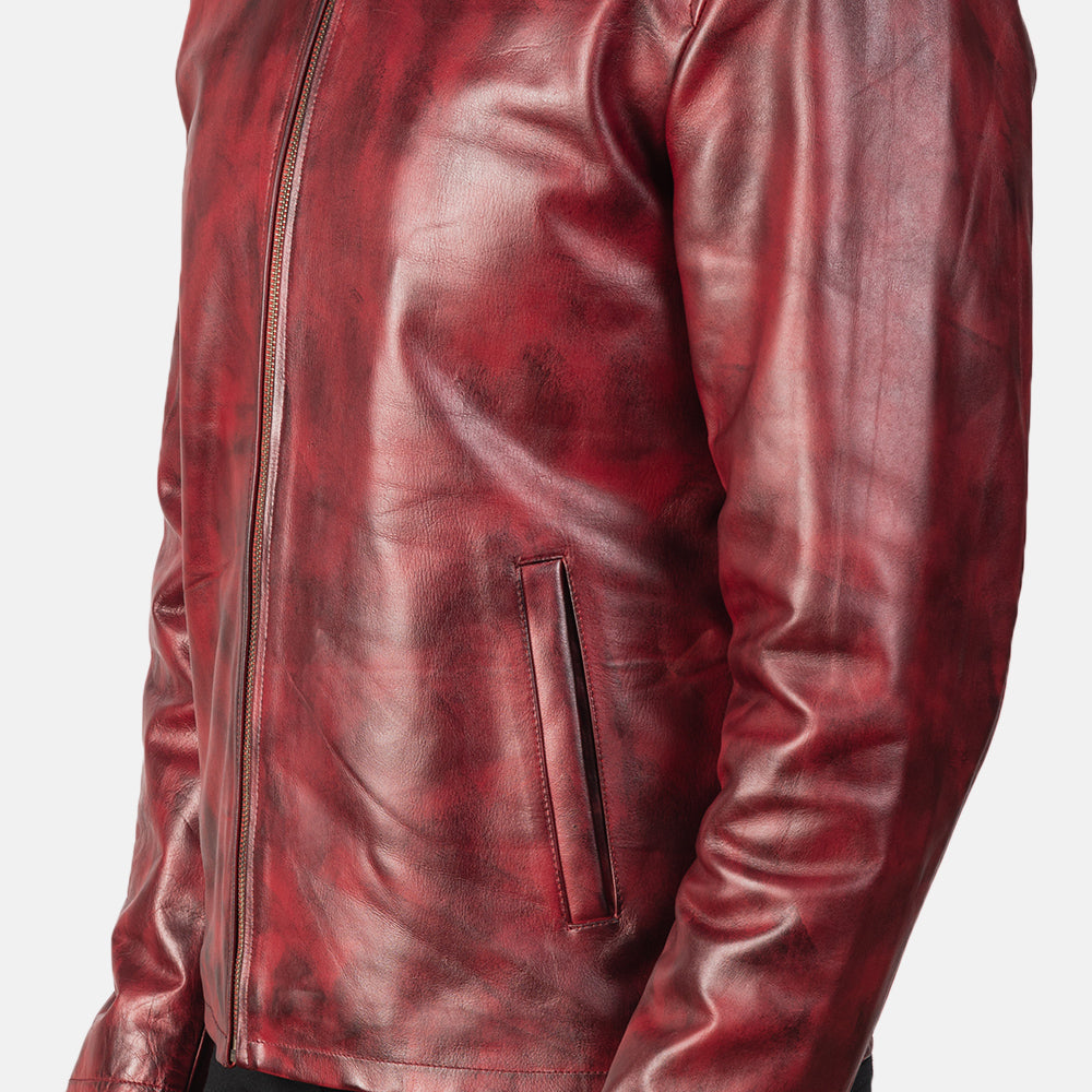 Alex Leren Bikerjack voor Heren – alternate product view 6