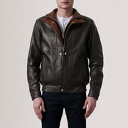 Alfred Leren Bomberjack voor Heren – alternate product view 4